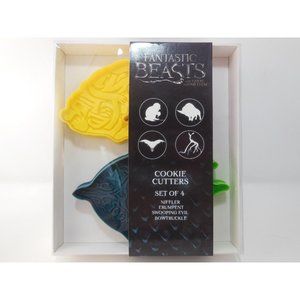 Fantastic Beasts Set of 4 Beasty Cookie Cutters, Harry Potter NIB, spooky cookie